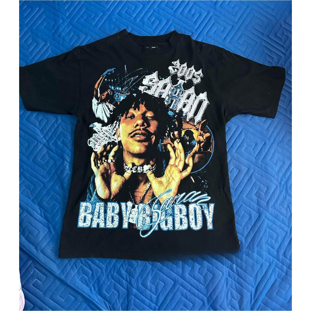 1MILL เสื้อยืดแฟชั่น Unique Street Casual Unisex แขนสั้นผ้าฝ้ายแท้