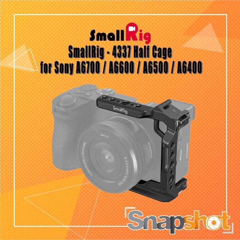 SmallRig4337 ครึ่งกรงสําหรับ Sony A6700/A6600/A6500/A6400 ศูนย์ไทยประกันภัย
