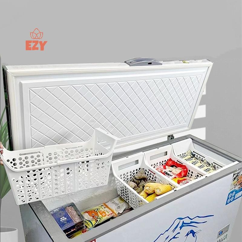 EZY Chest Freezer Accessory Easy Maintenance PP ไม่มีกลิ่น Heavy Load Bearing Chest Freezer ตะกร้าสํ