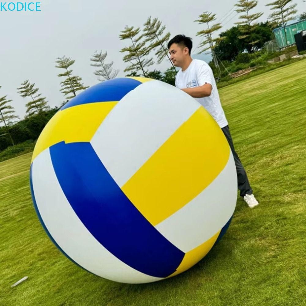KODICE Inflatable Beach Volleyball,ขนาดใหญ่ยักษ์PVCวัสดุชายหาดวอลเลย์บอล,กลางแจ้งหญ้าInteractive Props amily GatheringsอนุบาลPVC Beach Ballผู้ปกครอง-เด็ก