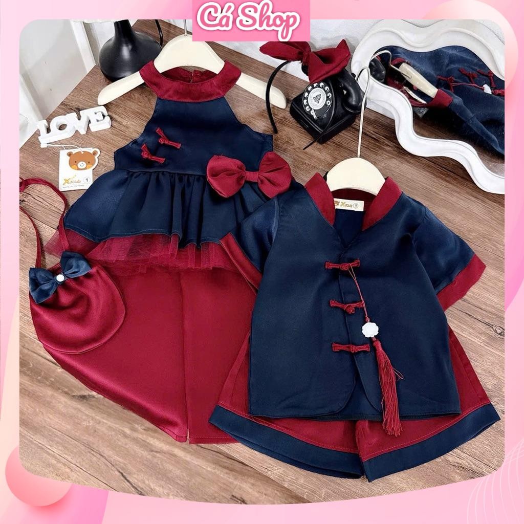 ชุดสําหรับเด็กชายและเด็กหญิงใส่ในช่วงเทศกาลไหว้พระจันทร์และวันหยุด (X168, X203, X201)