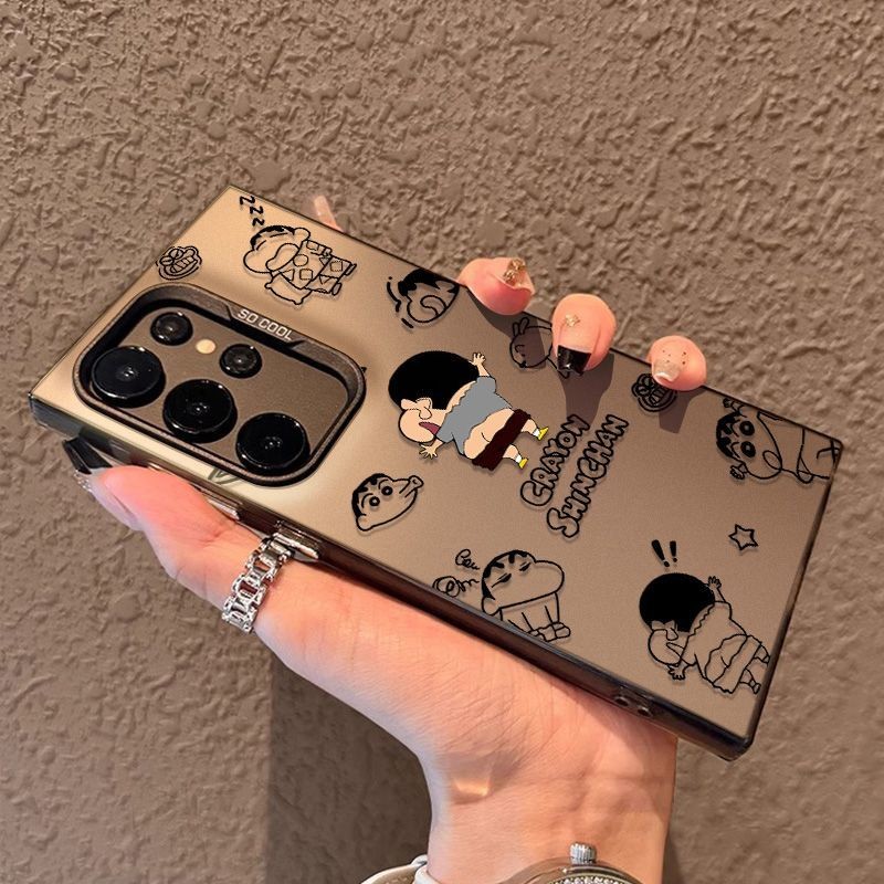 เด็กชายตลกการ์ตูนอินเทรนด์เคสโทรศัพท์สองชั้นเข้ากันได้กับSamsung A25 5G/A35 5G/A55 5G/S24/S24PLUS/S2