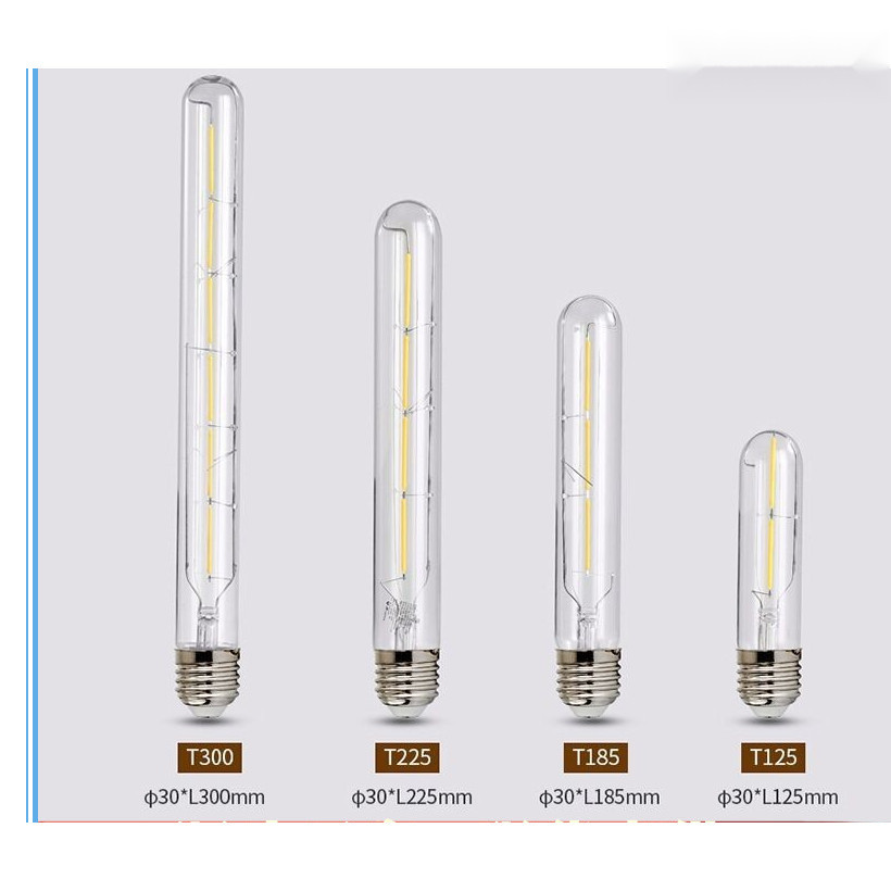 220V/85V-285V แรงดันไฟฟ้ากว้างอุปกรณ์เสริม] Edison หลอดไฟ led E27 สกรู Retro หลอดยาวเลียนแบบทังสเตนโ