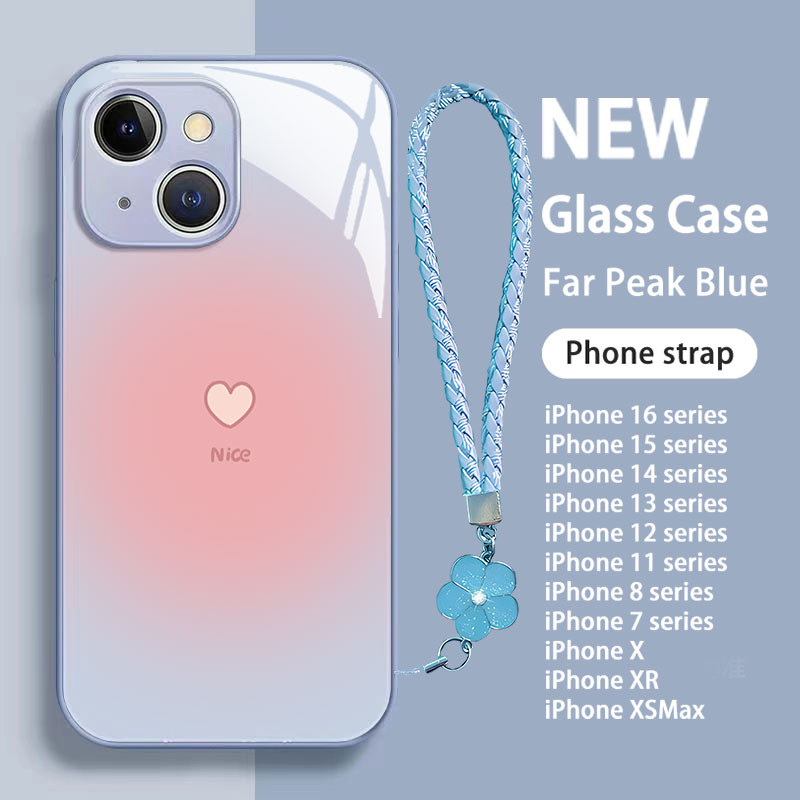 เคส iphone 11/12promax/13/14plus/15/6/7/8/plus/pro/max/pro max/X/XR/XSMax,สายโทรศัพท์,เคสโทรศัพท์,Gift,Dyeing Love Pattern,กันตก,กันกระแทก, ราคา ถูกที่สุด ดีลบีเคเค แกลเลอรีภาพที่ 3