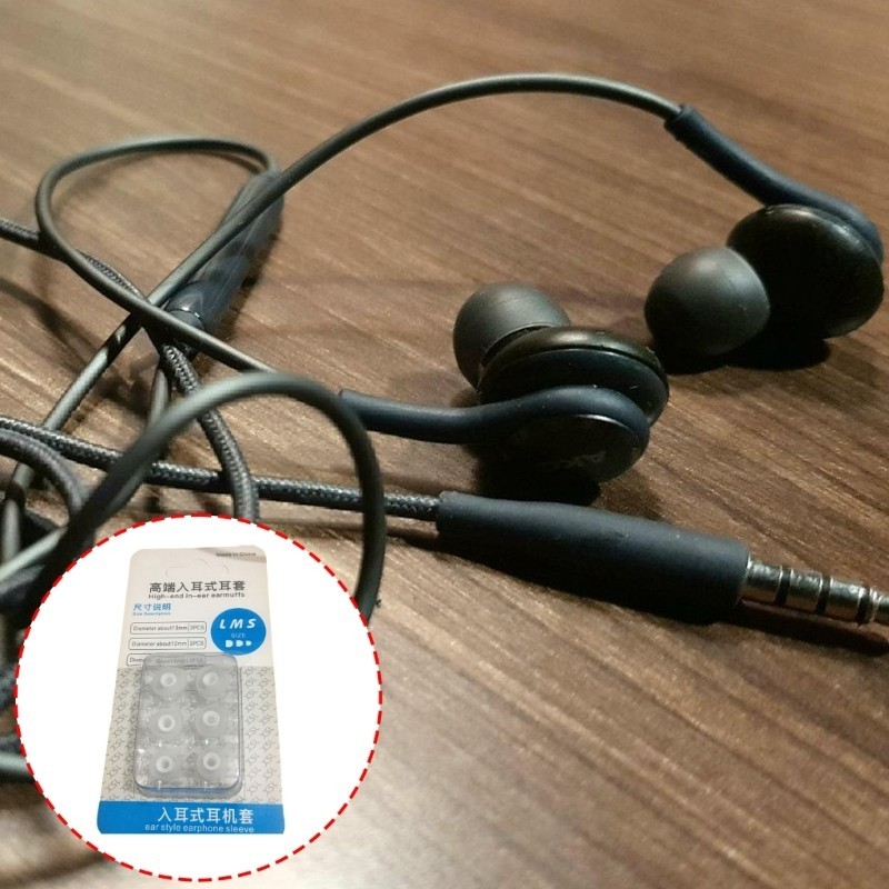 จุกยางหูฟัง 3คู่ SML Stay Ear Tips สําหรับหูฟังชนิดใส่ในหู Soft Silicone Earbuds Tips Eartips Earbud Cover