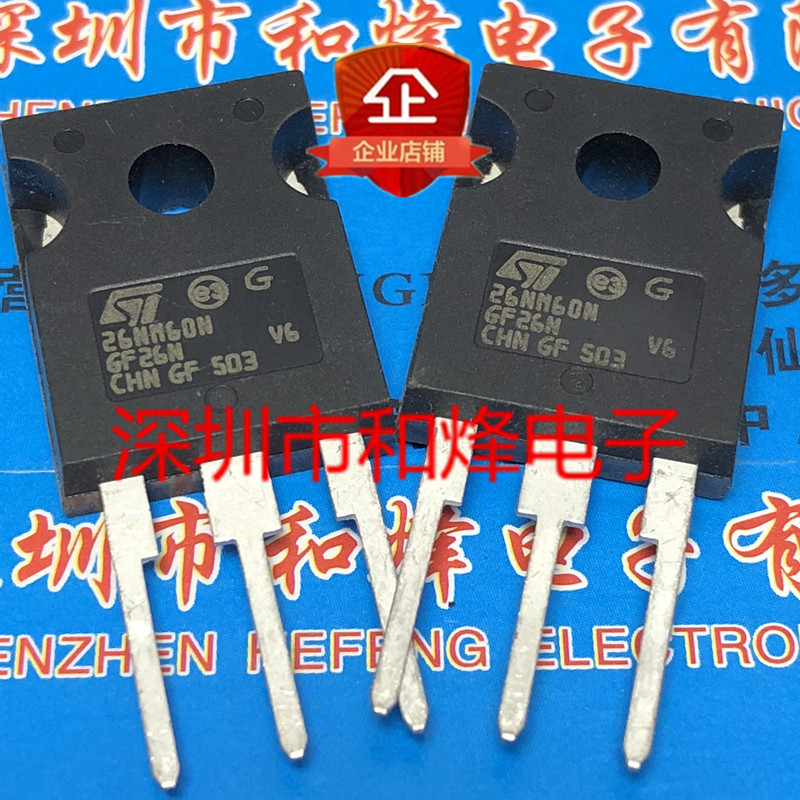 ชิปเดี่ยว STW26NM60N 26NM60N TO-247 600V 26A