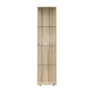 SB Design Square ตู้โชว์กระจกใส รุ่น Bebby ขนาด 40 ซม. สีไม้อ่อน (40x40x162.5 ซม.) แบรนด์ KONCEPT FURNITURE