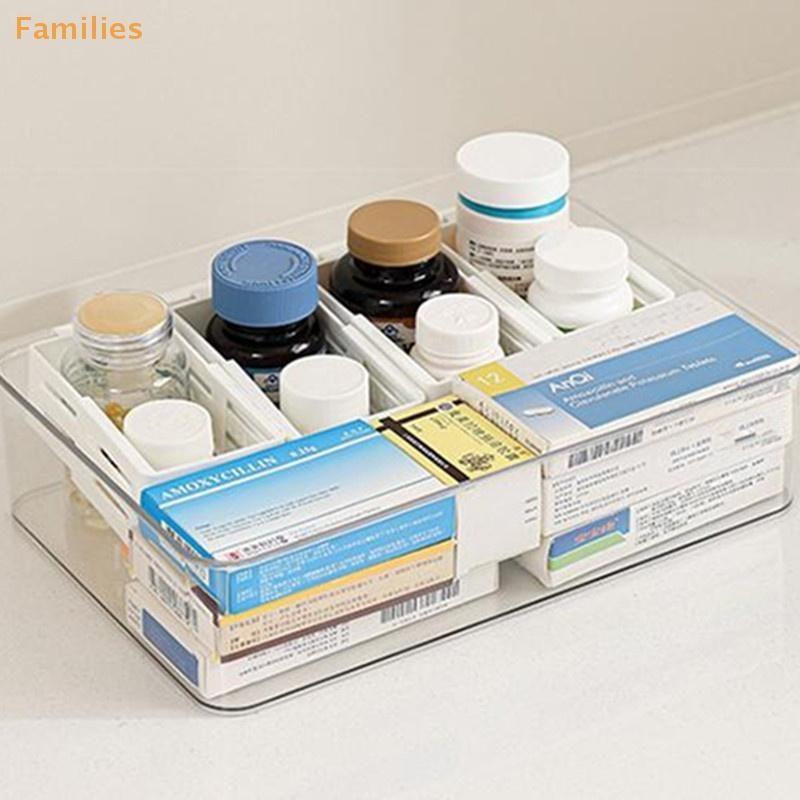 Families> ตู้เย็นมัลติฟังก์ชั่นประตูด้านข้าง Retractable Rtreage Box Partition Plate Sorting Storage Classification Grid Clip well