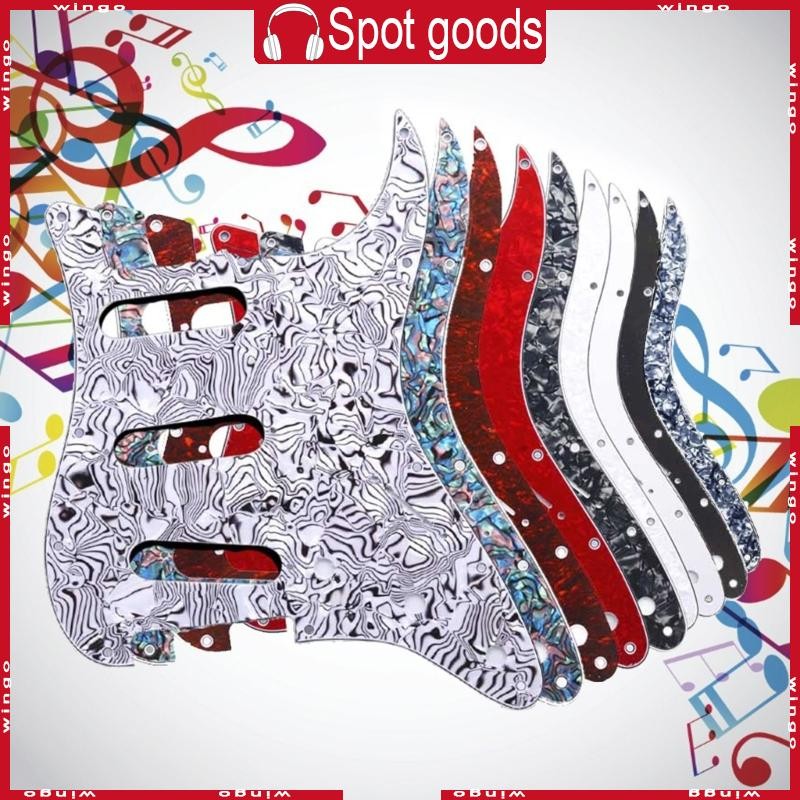 WIN S+S+S 11 Hole Left Handed Guitar Pickguard สําหรับ USA Made Standard