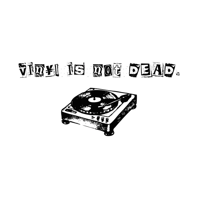 เสื้อยืด Vintage Vinyl is not Dead Cotton 100% thumbnail 9