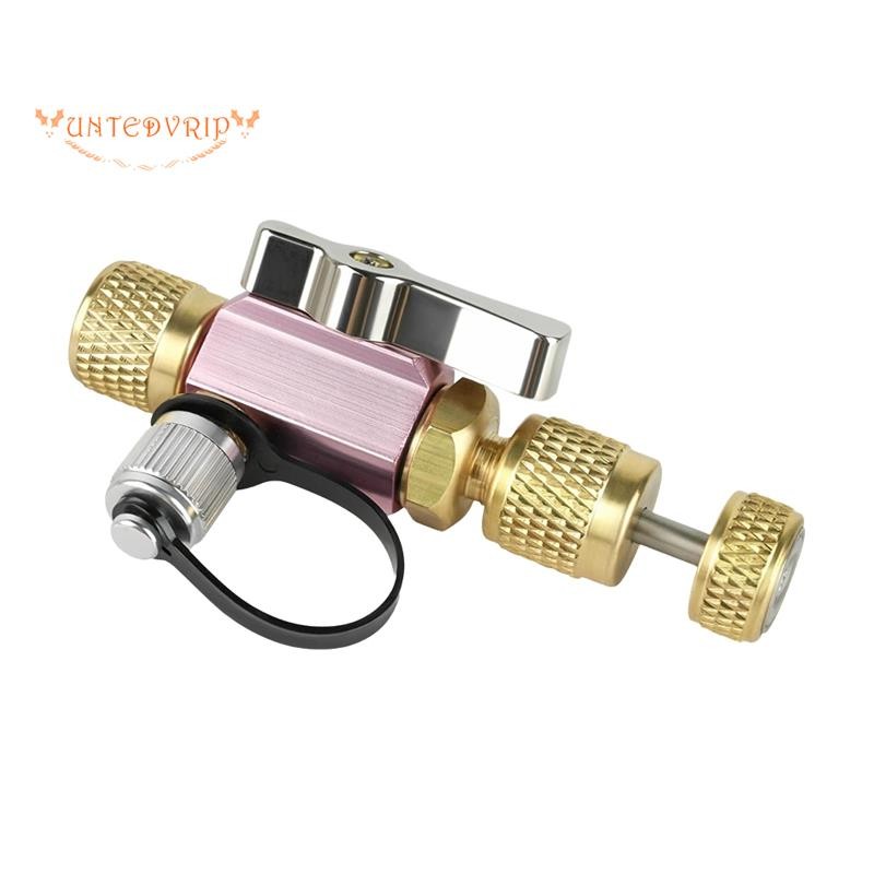 [Quick U]เครื่องมือกําจัดแกนวาล์ว,สูญญากาศ-Rated, 5/16" หญิง Flare X 1/4" ชาย Flare,ใช้งานร่วมกับ R4