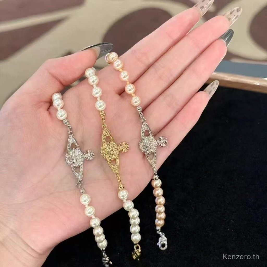 [kenzero & vw] สร้อยข้อมือมุกเวอร์ชั่นสูงพื้นฐานคลาสสิก