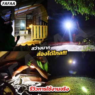 ไฟฉายคาดหัวแรงสูง ไฟฉายคาดหัว LED สว่าง ส่องไกล ทนทาน ชารจ์ไฟได้ High-strength Head