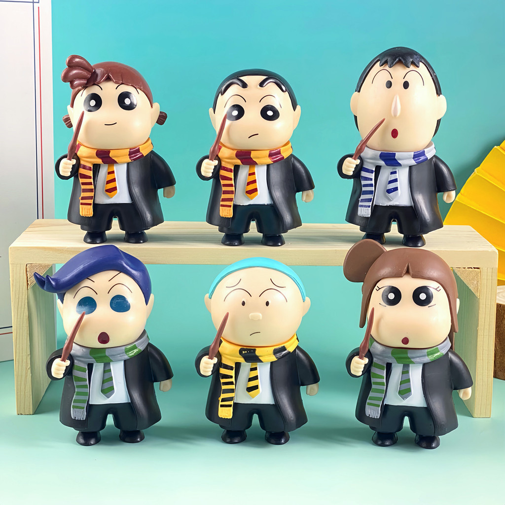 Harry Potter Shin-chan Crayon Shin-chan Doraemon Figure Cute Figure Nohara Shinnosuke Doll Desktop O