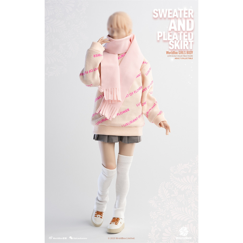 [Boutique] Ready Stock Worldbox CA010 GS002 1/6 Winter Girl Hanging Card Womens Shoes เหมาะสําหรับทห