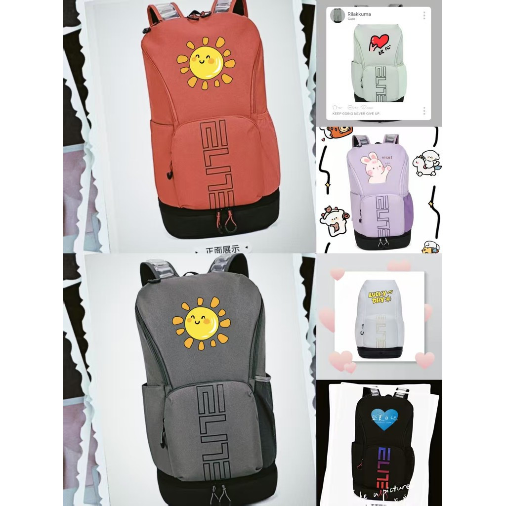 คุณภาพสูง Elite Bag V3 ความจุขนาดใหญ่ Air Cushion กระเป๋าเป้สะพายหลัง Elite Bag Mountaineering Trave