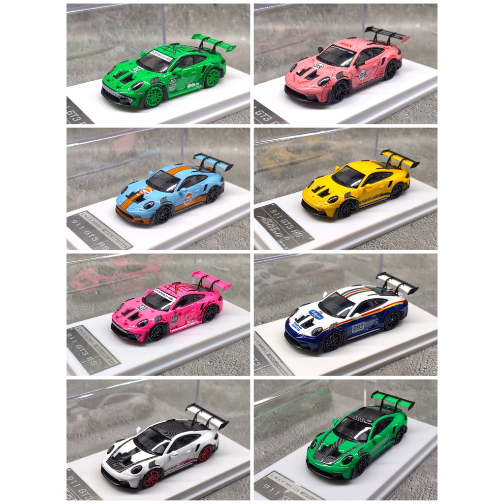 LF164 Porsche 911 GT3 RS Alloy Simulation Collection Car Model Supercar Car Precision Model