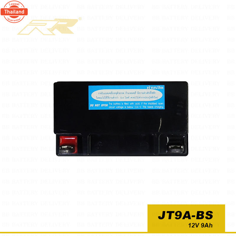 แต BIGBIKE แตเตอรี่ BIGBIKE แตมอเตอร์ไซค์ ิ๊กไค์ RR JT9A-BS  12V 9Ah