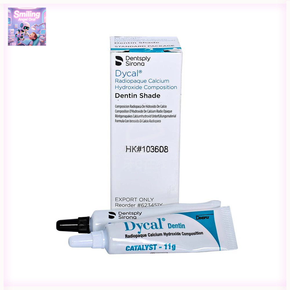 วัสดุทันตกรรม Dycal แคลเซียม Hydroxide วาง Dentsply Sirona Radishel Endodontic บรรจุ Catalyst และฐาน