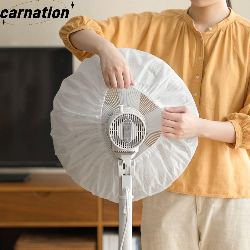 CARNATION ผ้าคลุมกันฝุ่นพัดลม, ผ้าคลุมพัดลมซักได้กันฝุ่น, กันน้ําสากลทนต่อการสึกหรอรอบพัดลมไฟฟ้าถุงเก็บฝุ่นในครัวเรือน