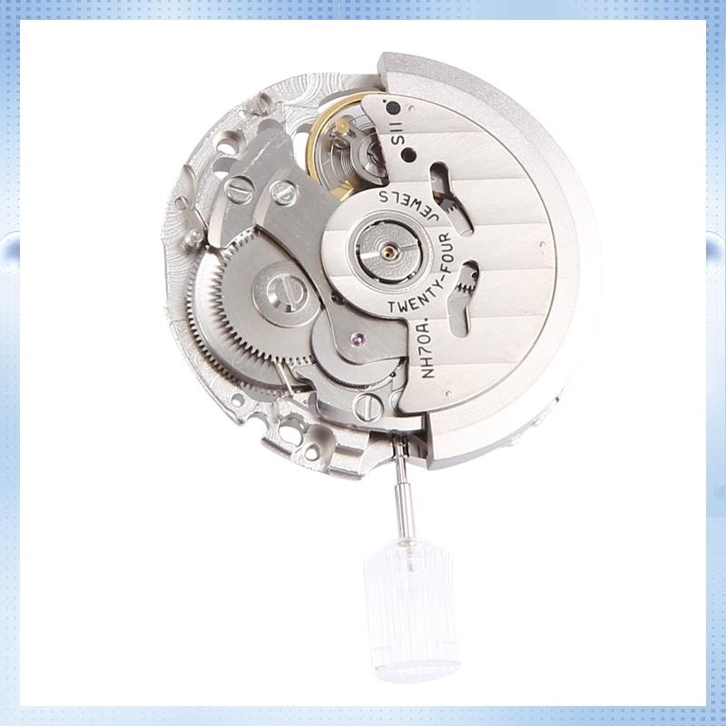 ญี่ปุ่น NH70/NH70A Hollow อัตโนมัตินาฬิกา 21600 BPH 24 Jewels ความแม่นยําสูง Fit สําหรับนาฬิกากลไก