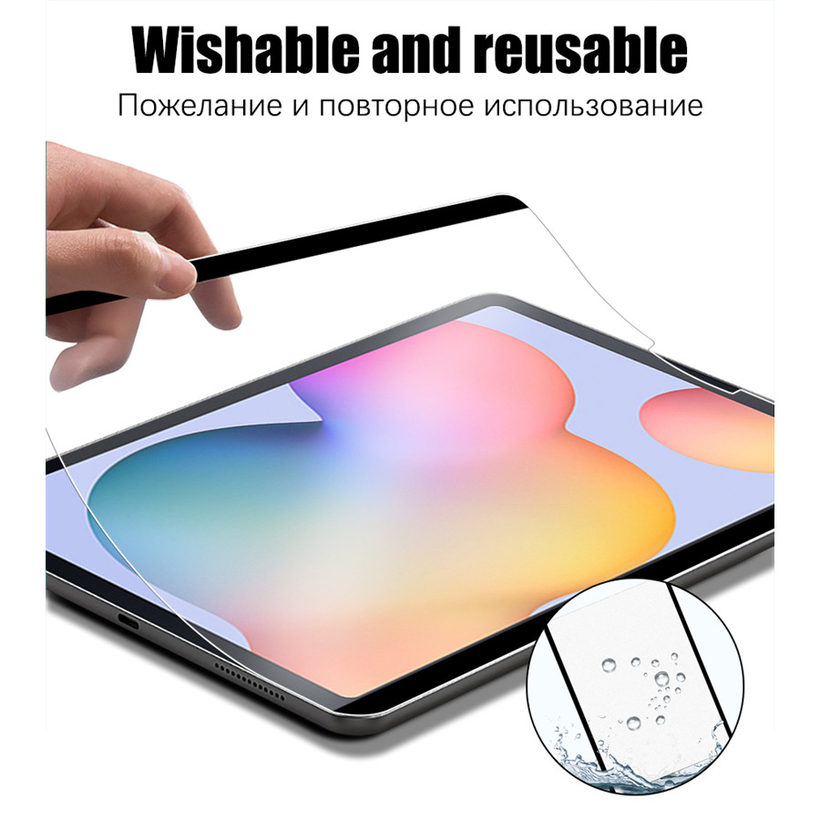 SAMSUNG กระดาษแม่เหล็กเช่นป้องกันหน้าจอสําหรับSamsung Galaxy Tab S11 2025 S10FE + S10 S9 FE Plus 12.4 S8 S7 S6 Lite A9 Plus S7 Fe S10 S9 Fe A8 ฟิล์ม