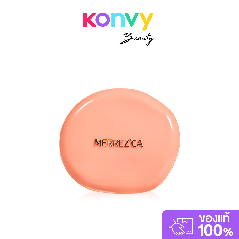 Merrezca Blurry Blush 5.2g #01 Sweet Apricot บลัชล็อคแก้มฉ่ำฟุ้ง.