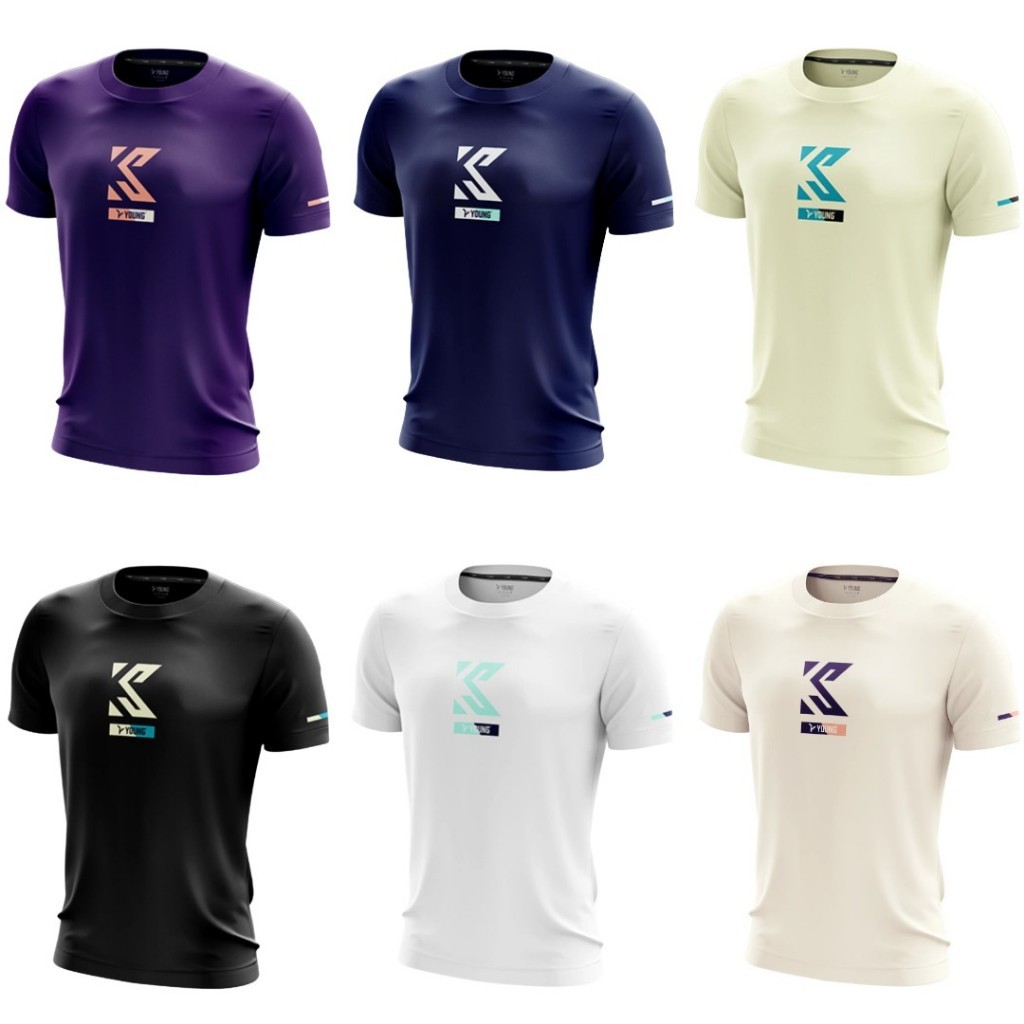 YOUNG KS SERIES GAME เสื้อยืด BADMINTON JERSEY Y-KSS1T04