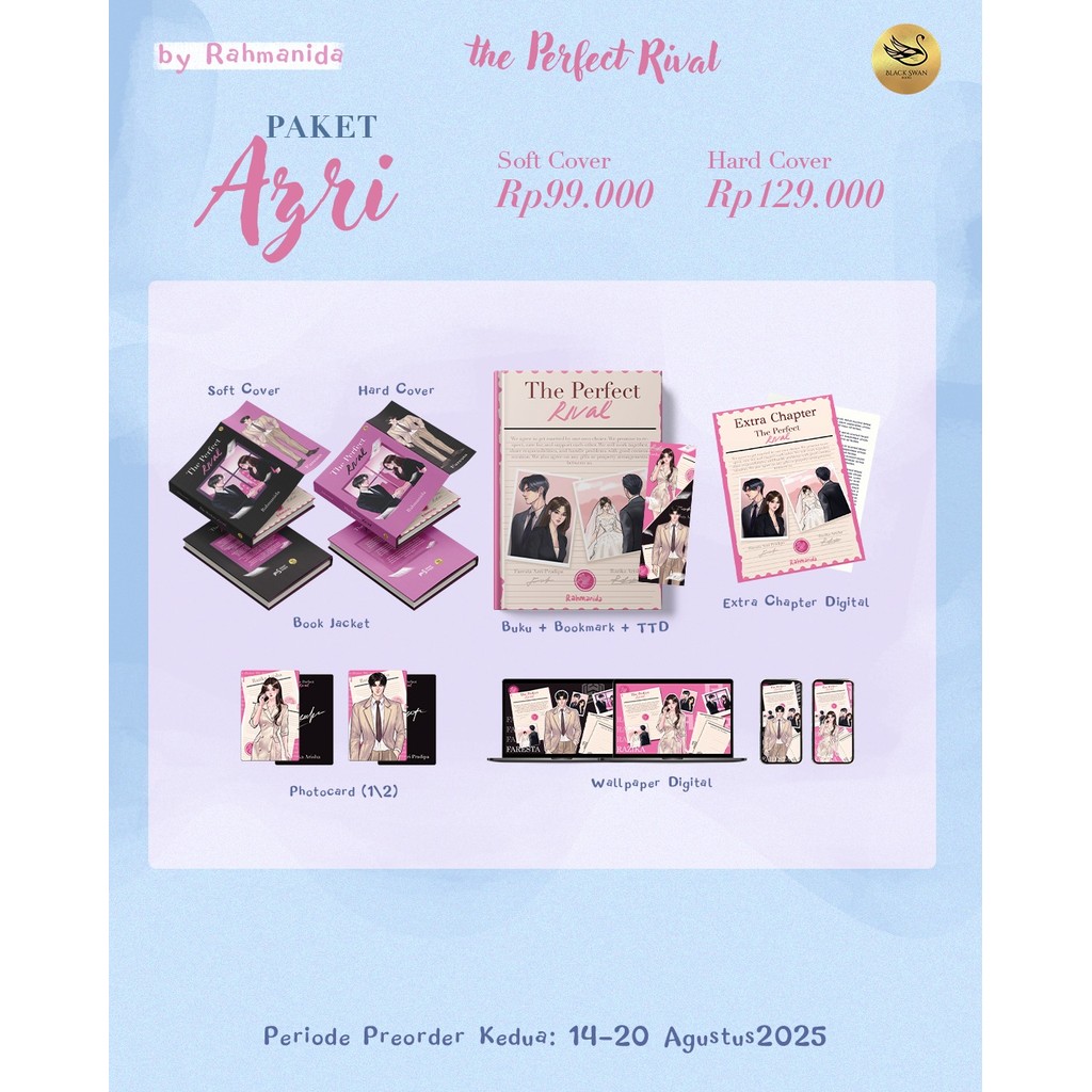 The Perfect Rival Fiction Book - Rahmanida Black Swan