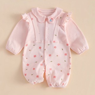 ชุดบอดี้สูทแขนยาวสำหรับทารกและเด็กวัยหัดเดิน