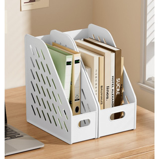 การเก็บเอกสาร กล่องเก็บหนังสือแบบเรียบง่ายชั้นวางเอกสารชั้นว…