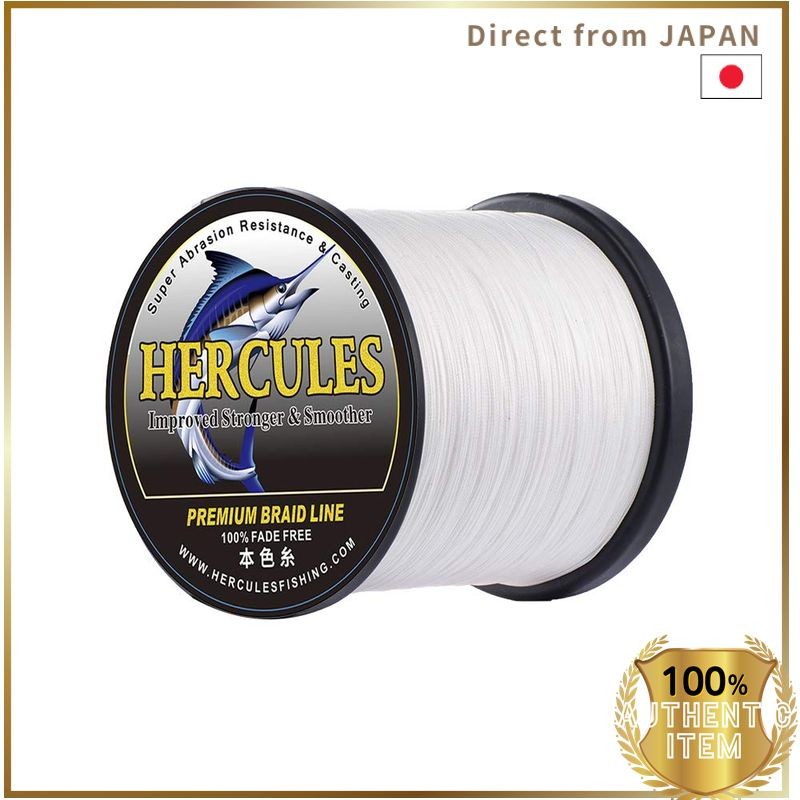 HERCULES PE Line "Colorfast" Fishing Line 4-Strand Braided Soft PE 0.2-12 Size 100m-1000m Freshwater