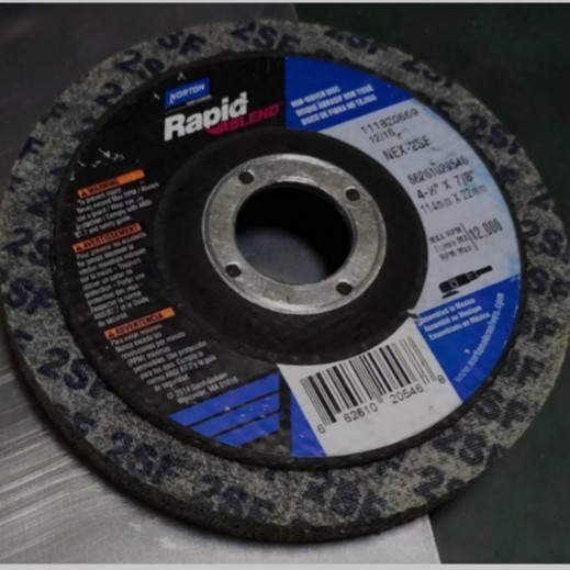 Norton Nylon Non-Woven Stacking Wheel ขัด Deburring แผ่นขัดแผ่นขัด