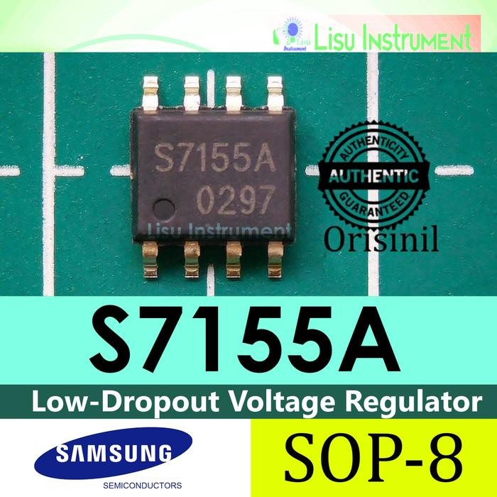 S7155A ตัวควบคุมแรงดันไฟฟ้าแบบดรอปเอาท์ต่ํา LDO SEM7155A SOP-8 ต้นฉบับ
