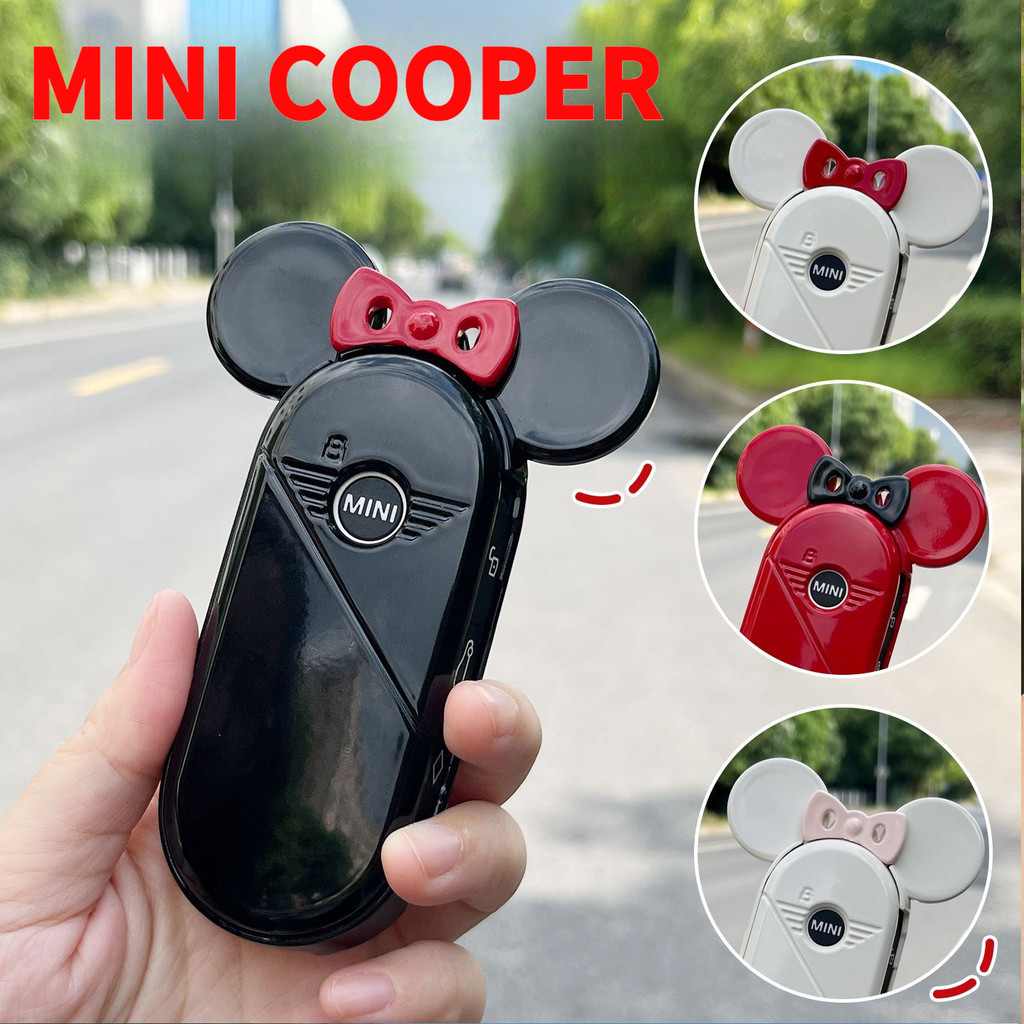 MINI COOPER new tram key cover, cartoon Mickey, women's only, F66, F65, J01, J05, ACEMAN key decorat