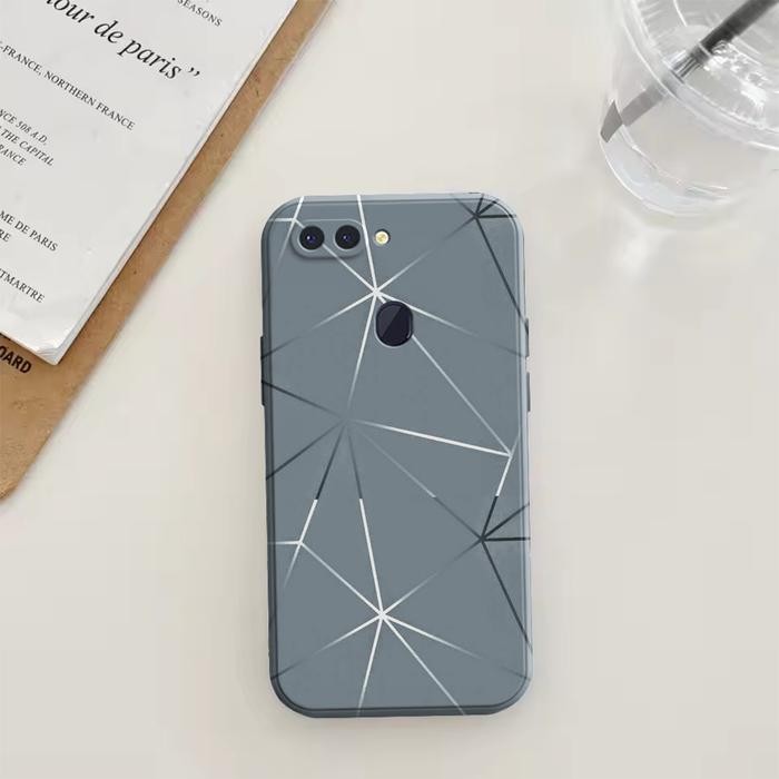 0ppo A5s A7 A12 A11K F9 F9 Pro Softcase - M4rble K3ramik Motif - เคสแบบกําหนดเอง - กันชนซิลิโคน - 1,