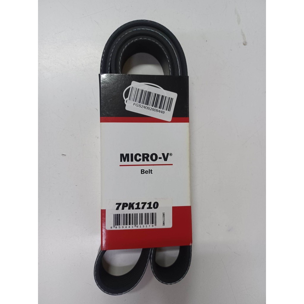 Gates7PK1710เกรทสายพานหน้าเครื่องHonda FC 1.5Tปี2016-,L15B7 Turbo