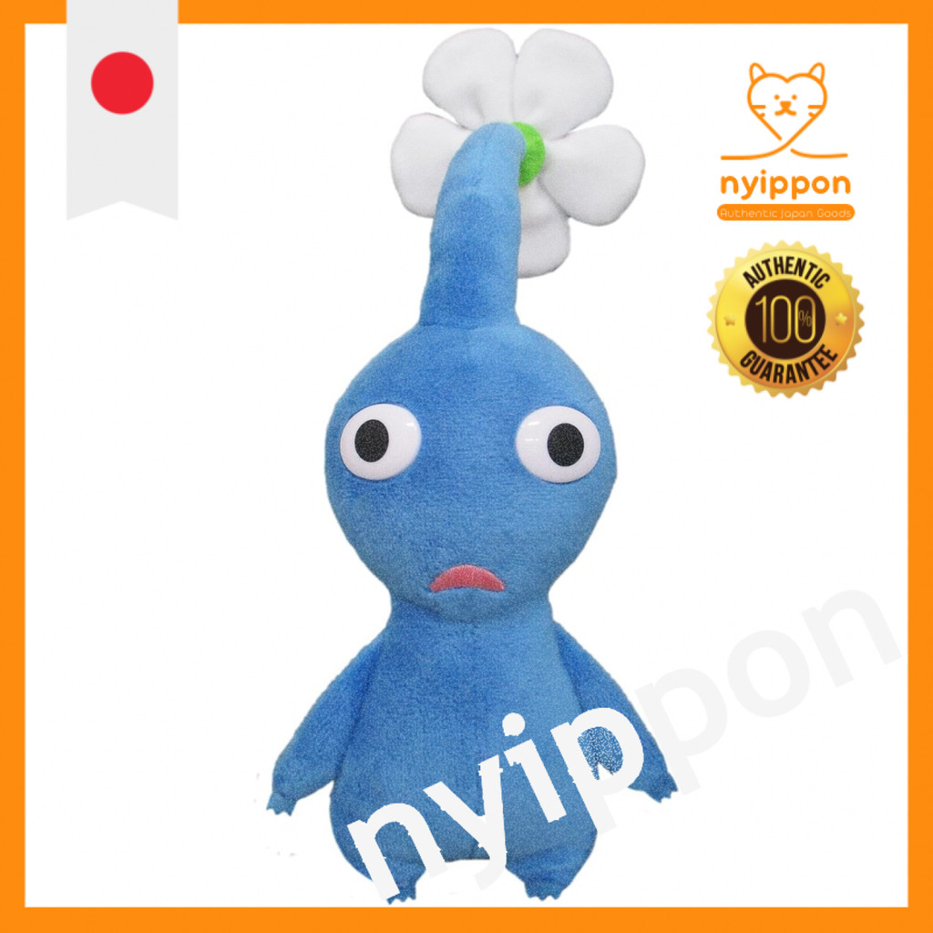 Sanei Boeki Pikmin ALL STAR COLLECTION Plush Toy ALL STAR COLLECTION Blue Pikmin Plush Toy PK02