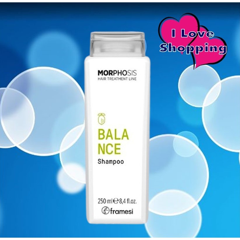 Framesi Morphosis Balance Shampoo 250/1000 ml​  แชมพูลดความมัน และอาการคัน
