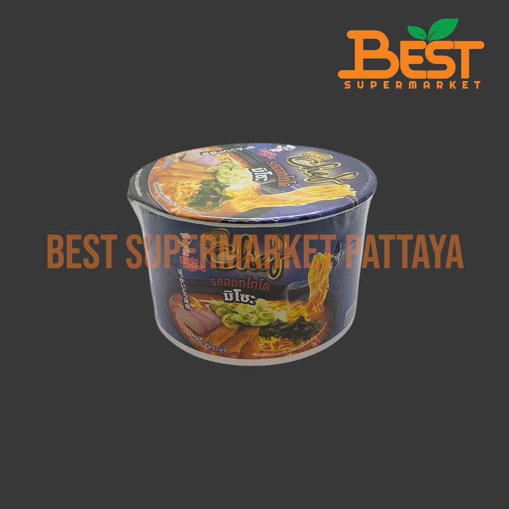 ลิตเติ้ลกุ๊กเชฟ บะหมี่กึ่งสำเร็จรูป รสฮอกไกโด 75 กรัม.Instant Noodle Hokkaido Miso Flavour Little Co