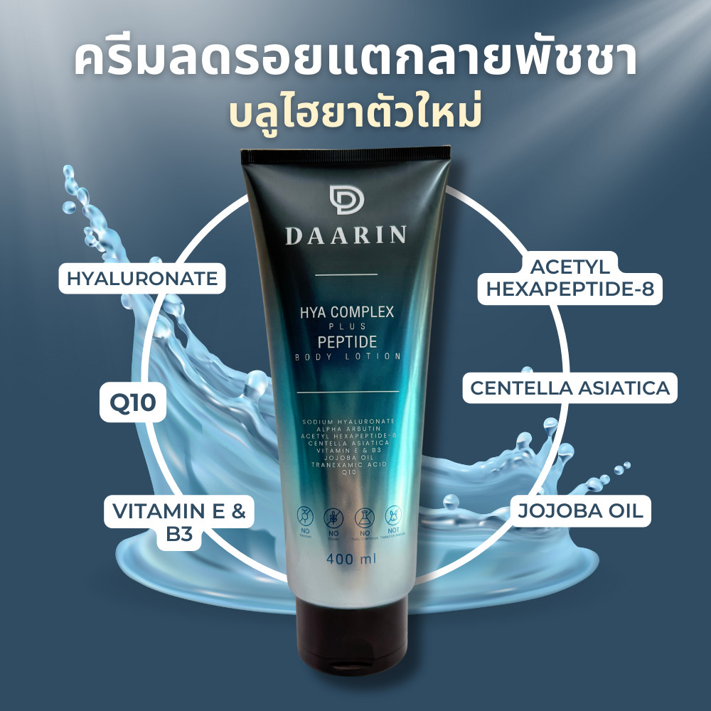 ครีมบลูไฮยา(ตัวใหม่)แบบหลอด ขนาด 400 ml.
