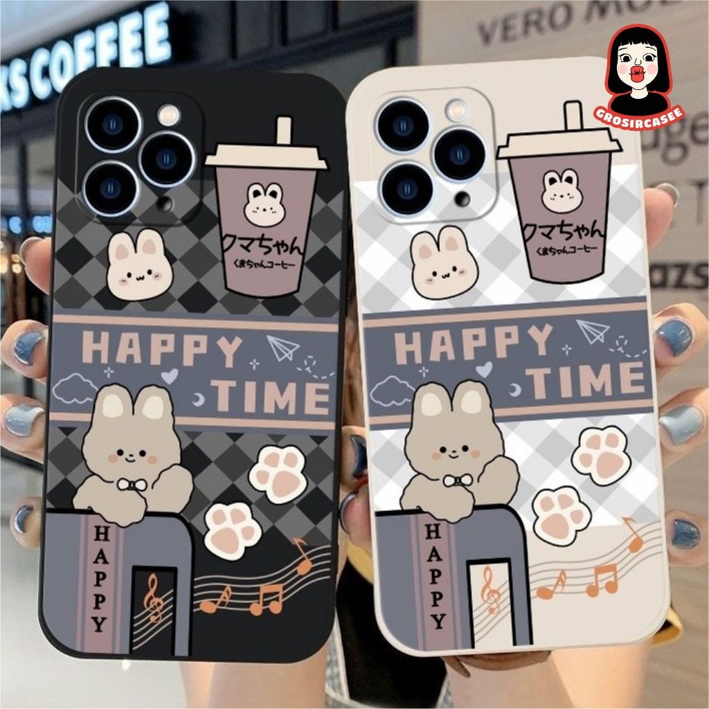 PRINTING LENS PROTECTOR Bear Happy Time case mi 11 lite redmi 14c 13 10 4a 4x 5 plus 5a 6 6a 7 8 8a 