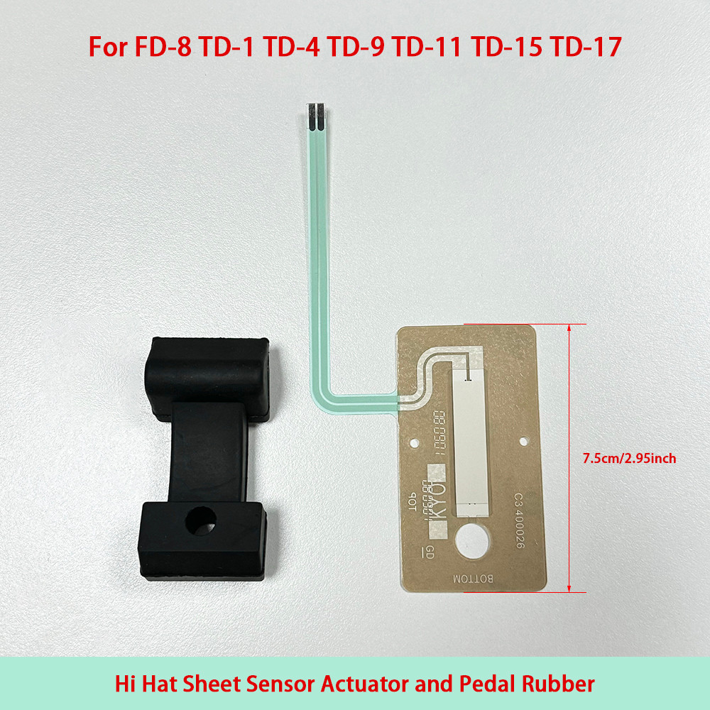 Hi หมวกแผ่น Sensor Actuator เหยียบยางสําหรับ Roland กลอง FD-8 TD-1 TD-9 TD-11 TD-15 TD-17 TD 1 9 11 