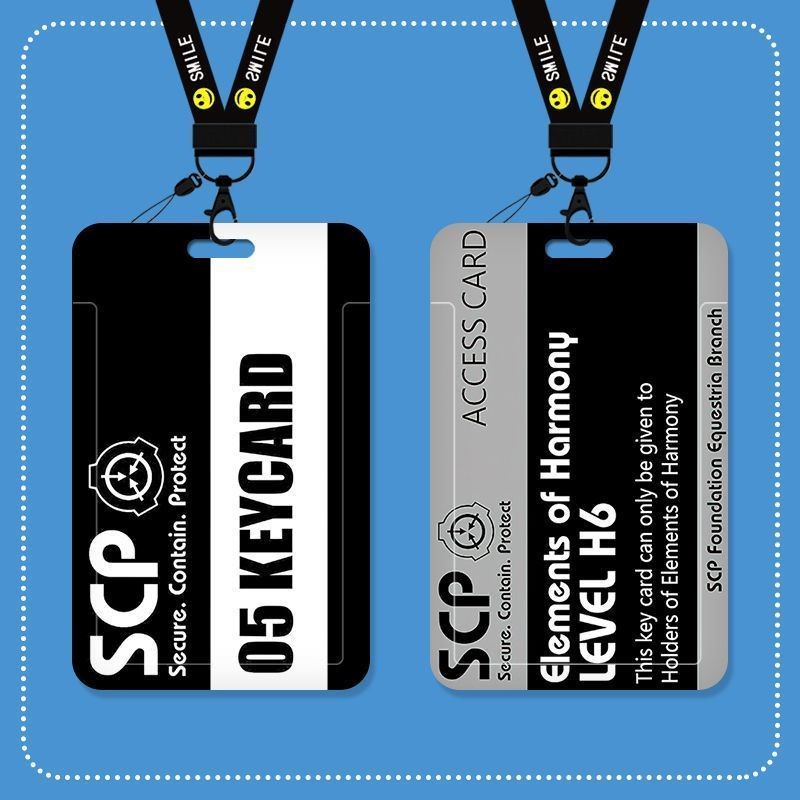 SCP Card Gift Foundation รอบการ์ดสีดํา Access Control การ์ดสีดําเกรด Access Control HighKKG5FB Card 