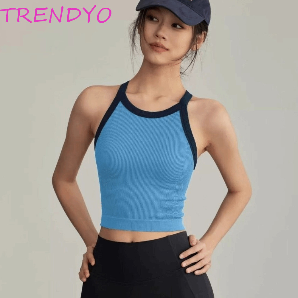 TRENDYO เบาะกีฬา Bra I-shaped Beauty Back High Elasticity Bra ฟิตเนสโยคะ