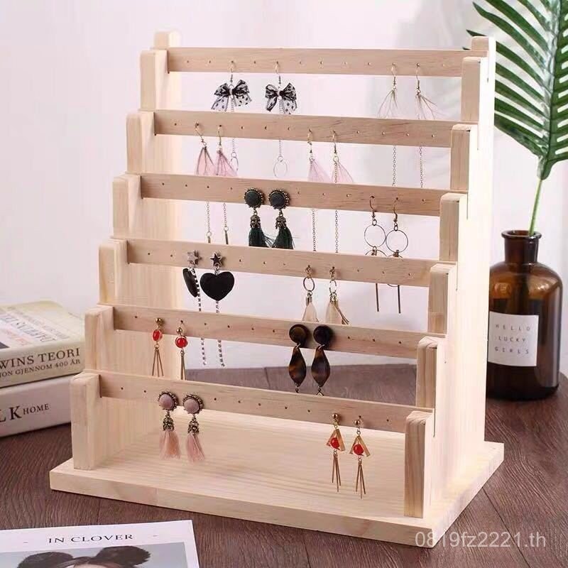 ขาตั้งจอแสดงผลขาตั้งเครื่องประดับต่างหูสร้อยคอสร้างสรรค์อุปกรณ์ประกอบฉากเครื่องประดับยืนจอแสดงผลไม้เ