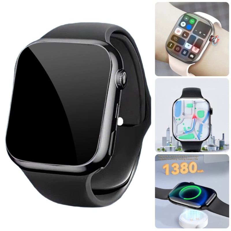 QUU Fitness Smartwatch 500Nits ความสว่างประจําเดือนวงจร Trackers ชาร์จแม่เหล็ก