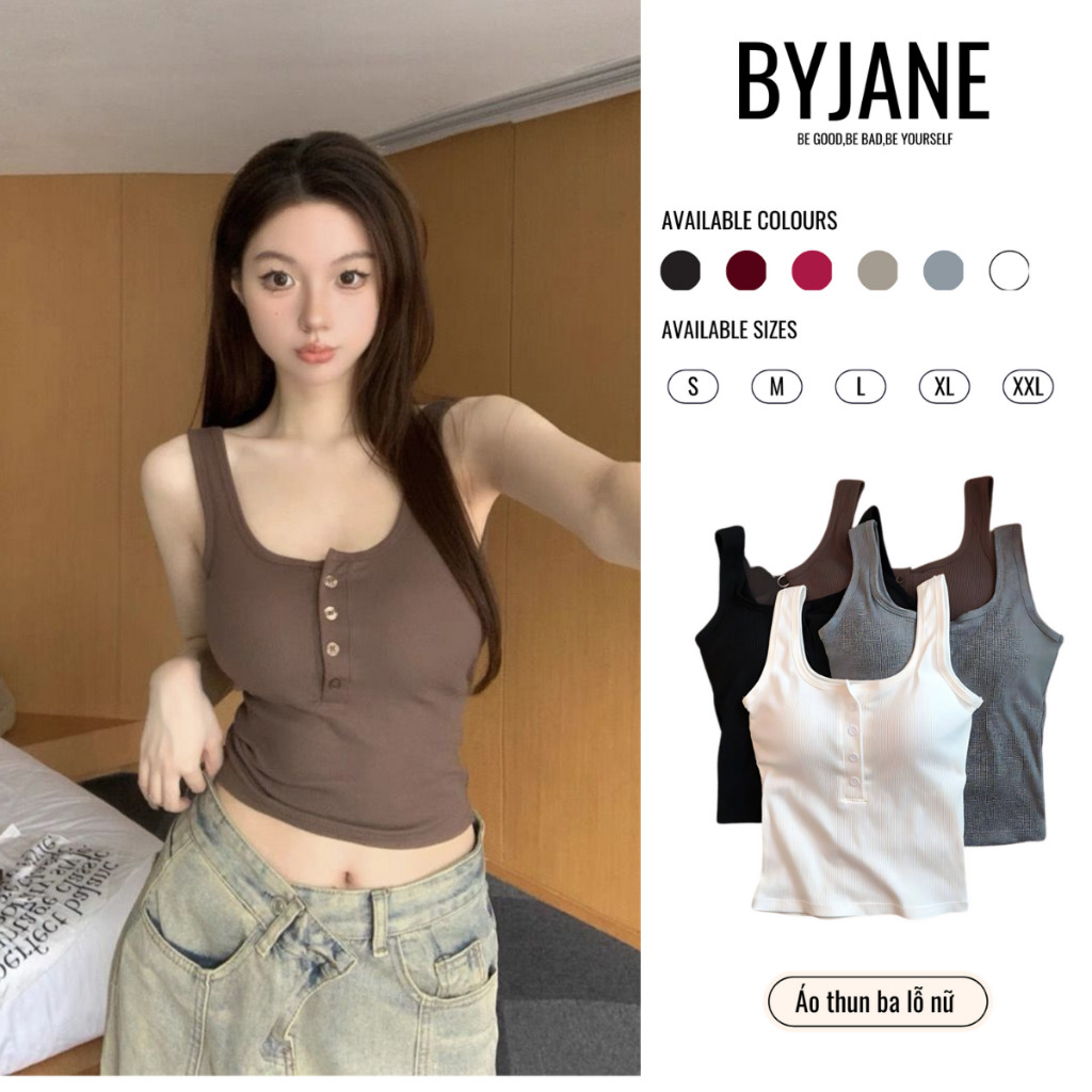 Ohey เสื้อกล้ามผู้หญิง เสื้อกล้ามคอเต่า มีฟองน้ํา ผ้า bozip นุ่มๆ เท่ๆ AOT022