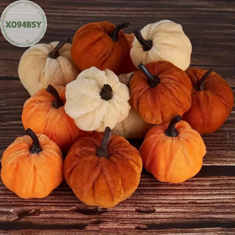 เอ็กซ์โอ94บี 5/10ชิ้นฮาโลวีนจําลองฟักทองตกแต่งเดสก์ท็อปปาร์ตี้ฮาโลวีนโฟมฟักทองตกแต่งฮาโลวีน วn