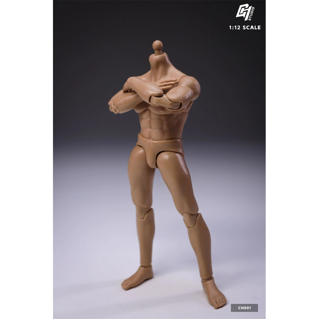 [คุณภาพสูง] พร้อมสต็อก CH Studio 3/40 20cm Male Body Movable Soldier CH001 CH002